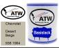 Preview: Chevrolet, Desert Beige, 938 1964: 1L Lackdose, von ATW Autoteile West.